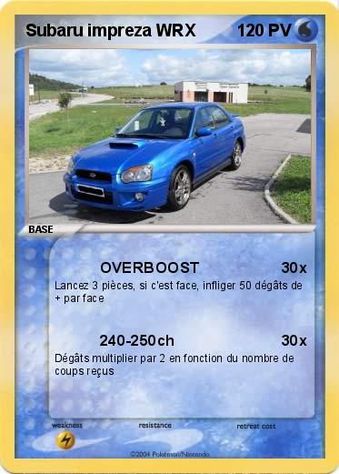 Pokemon Subaru impreza WRX