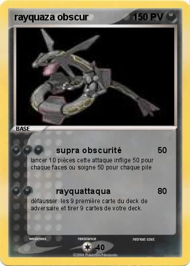 Pokemon rayquaza obscur