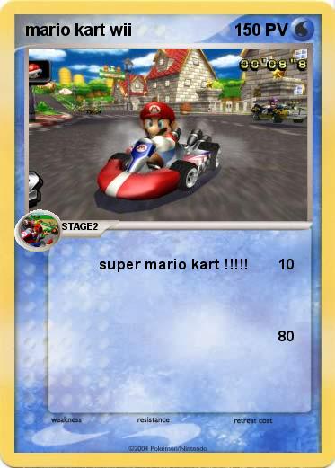 Pokemon mario kart wii