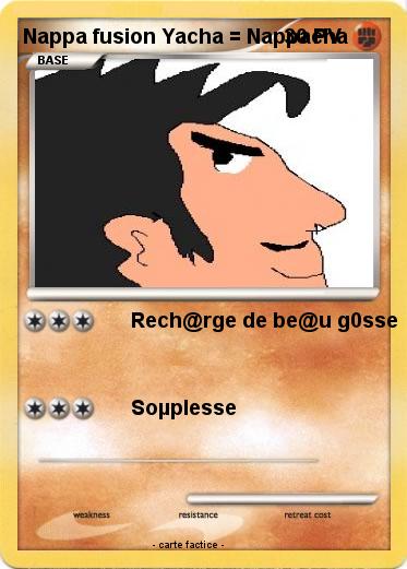 Pokemon Nappa fusion Yacha = Nappacha