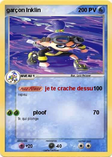 Pokemon garçon Inklin