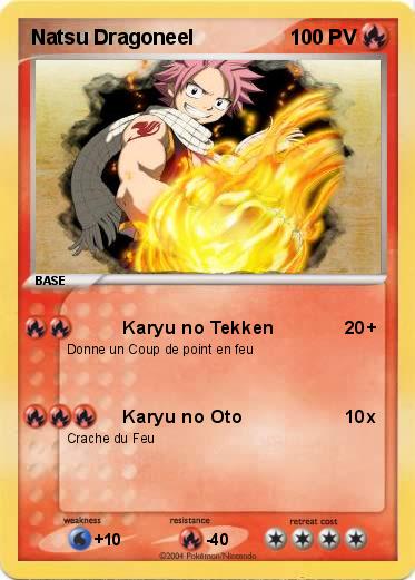Pokemon Natsu Dragoneel