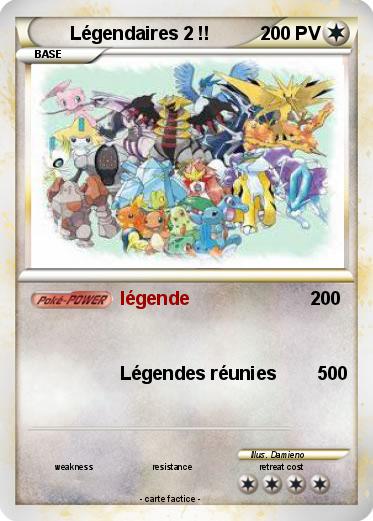 Pokemon Légendaires 2 !! Pokemon Légendaires 2 !!