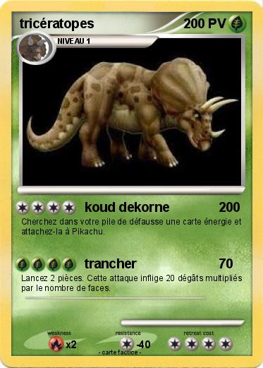 Pokemon tricératopes