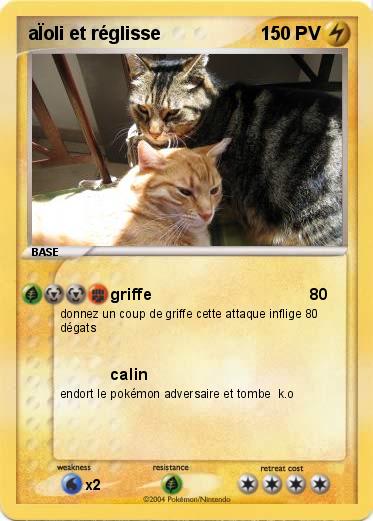 Pokemon aÏoli et réglisse