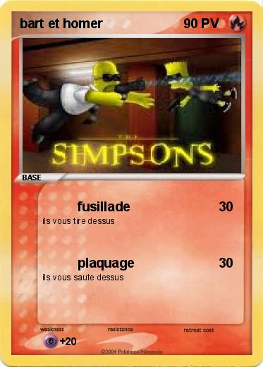 Pokemon bart et homer