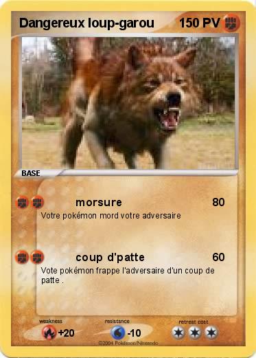 Pokemon Dangereux loup-garou