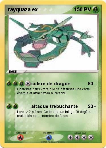 Pokemon rayquaza ex