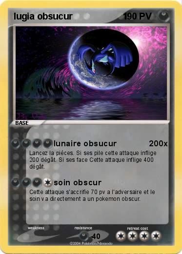Pokemon lugia obsucur                    1