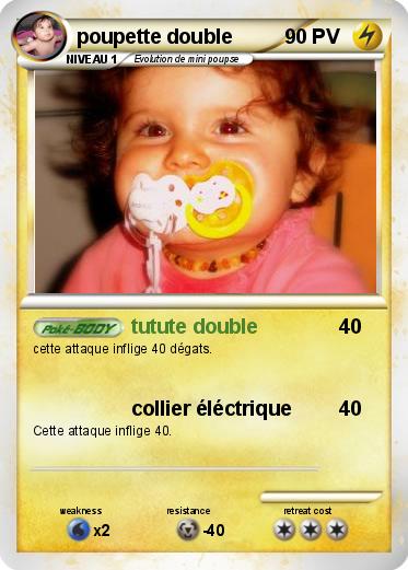 Pokemon poupette double