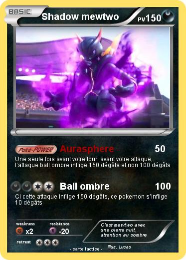 Pokemon Shadow mewtwo