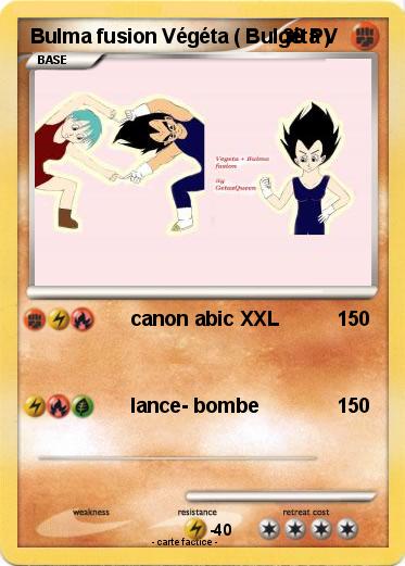 Pokemon Bulma fusion Végéta ( Bulgéta )
