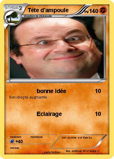 Pokemon Tète d'ampoule