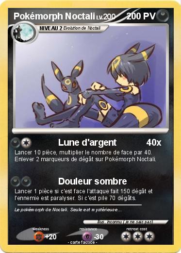 Pokemon Pokémorph Noctali