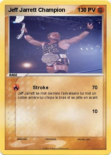 Pokemon Jeff Jarrett Champion