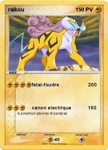 Pokemon raikou                                 