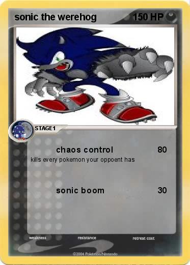 Pokemon sonic the werehog