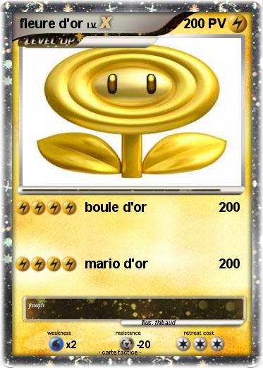 Pokemon fleure d'or