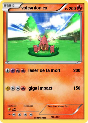 Pokemon volcanion ex