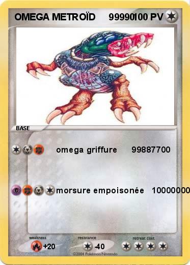 Pokemon OMEGA METROÏD     99990