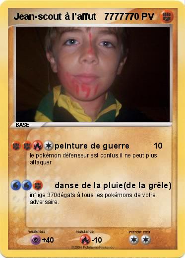 Pokemon Jean-scout à l'affut   777777