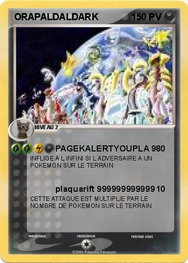 Pokemon ORAPALDALDARK