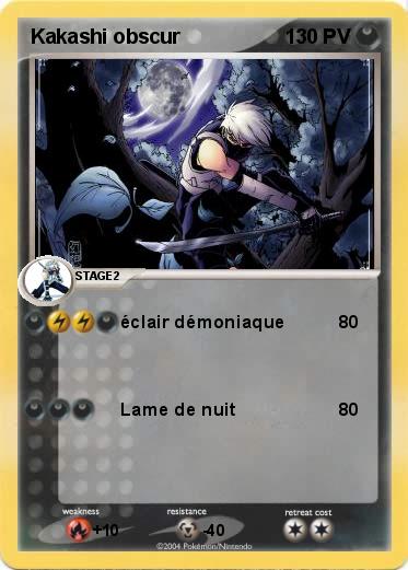 Pokemon Kakashi obscur