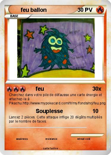 Pokemon feu ballon