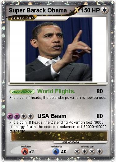 Pokemon Super Barack Obama