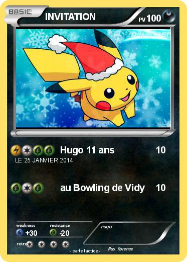Pokemon INVITATION