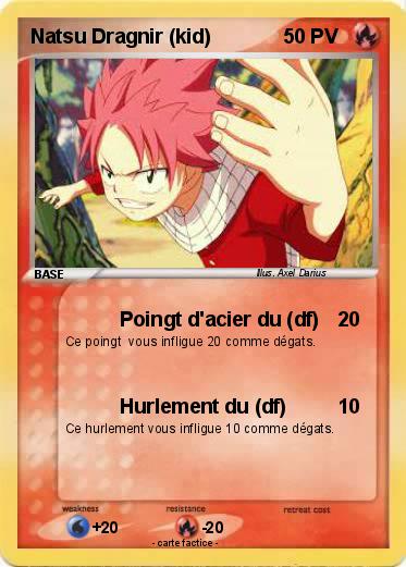 Pokemon Natsu Dragnir (kid)