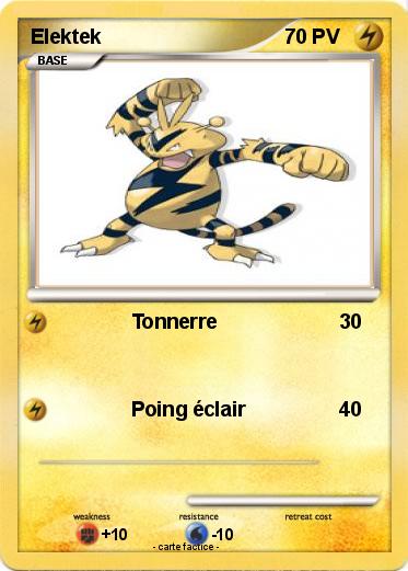 Pokemon Elektek