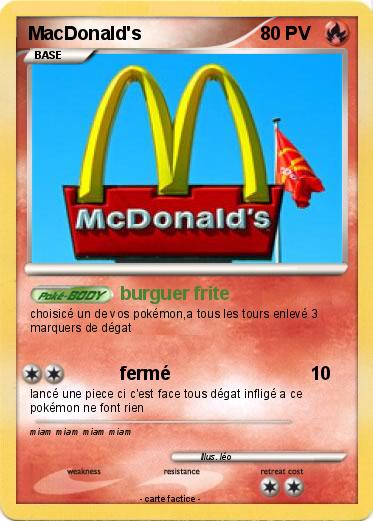 Pokemon MacDonald's
