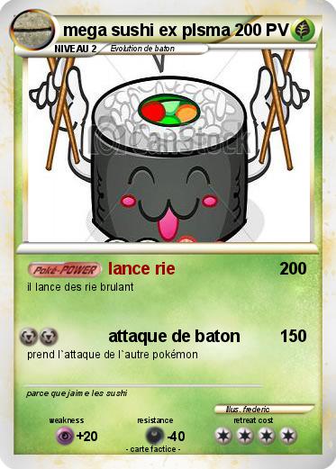 Pokemon mega sushi ex plsma
