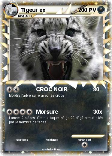 Pokemon Tigeur ex