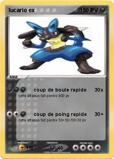 Pokemon lucario ex