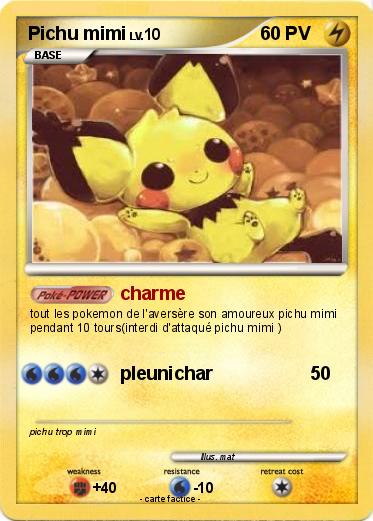 Pokemon Pichu mimi