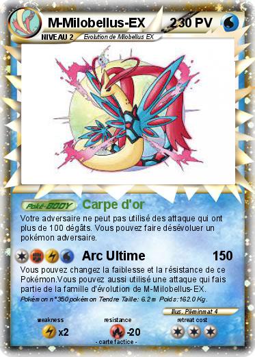 Pokemon M-Milobellus-EX       2