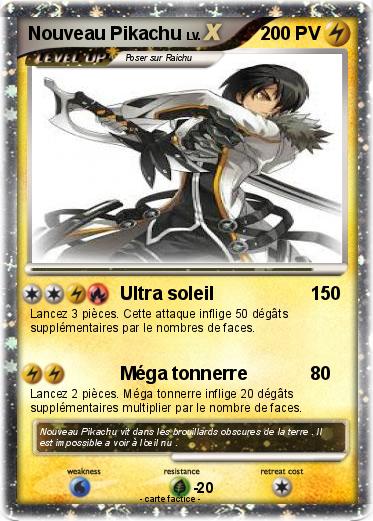 Pokemon Nouveau Pikachu