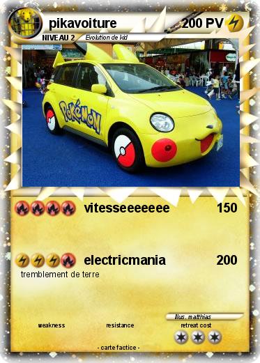 Pokemon pikavoiture