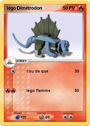 Pokemon lego Dimétrodon
