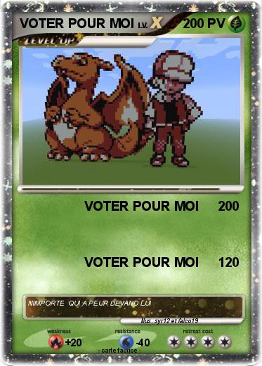 Pokemon VOTER POUR MOI