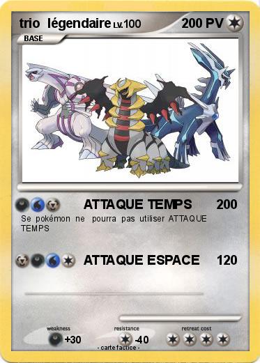 Pokemon trio  légendaire