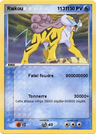 Pokemon Raikou                          1131