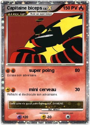 Pokemon Capitaine biceps