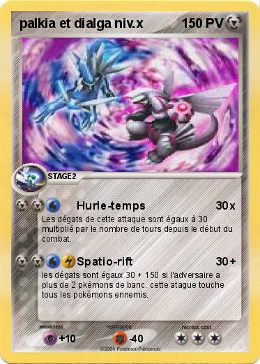 Pokemon palkia et dialga niv.x