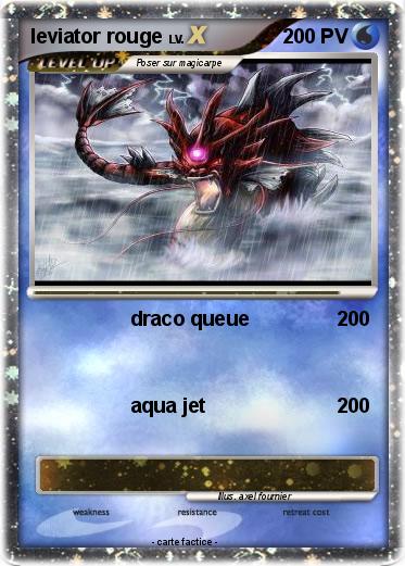 Pokemon leviator rouge