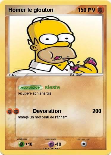 Pokemon Homer le glouton