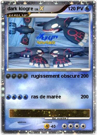 Pokemon dark kiogre