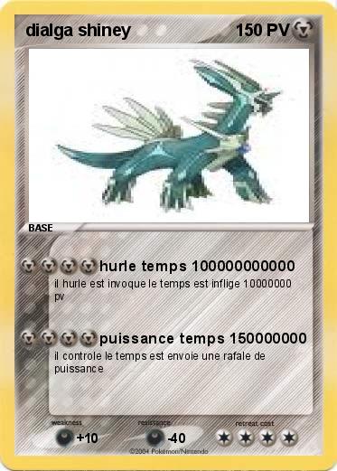 Pokemon dialga shiney 